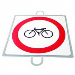 SEÑAL PROHIBICION BICICLETAS