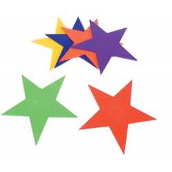 ESTRELLAS DE CAUCHO - 6 UNIDADES