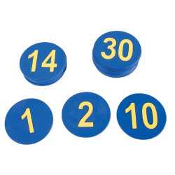NUMEROS CAUCHO - 30 UNIDADES