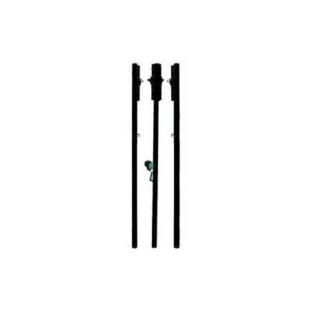 JUEGO 3 POSTES VOLEIBOL FIJOS  PISTA DOBLE Ø 80 mm
