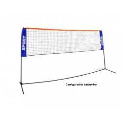 RED MINIBADMINTON / TENIS METALICO