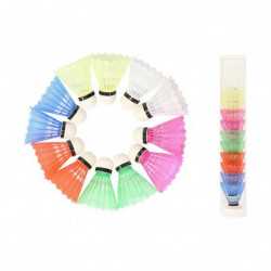 VOLANTE BADMINTON PLASTICO 12 UNID.