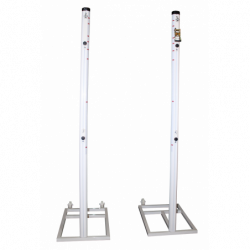 JUEGO POSTES MULTIALTURAS TRASLADABLES ALUMINO Ø 90 mm