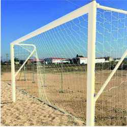 JGO PORTERIA FUTBOL PLAYA ALUMINIO Ø 90 mm