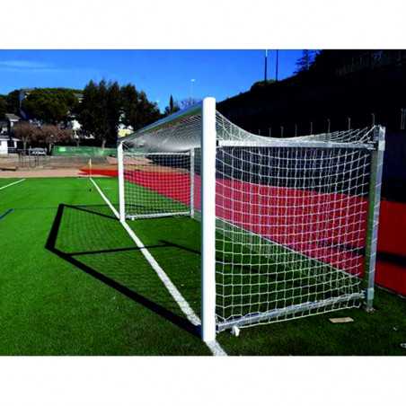 JGO PORTERIA F-7 ABATIBLES ALUMINIO 120 x 100 ARQUILLOS GALVANIZADOS