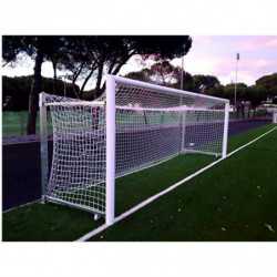 JGO PORTERIA F-7 ABATIBLES ALUMINIO Ø 90 mm ARQUILLOS GALVANIZADOS
