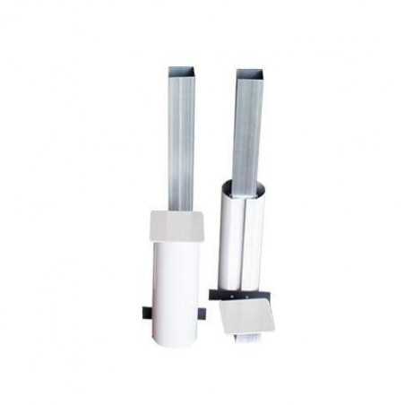 JUEGO POSTES VOLEIBOL FIJOS ALUMINIO Ø 90 mm