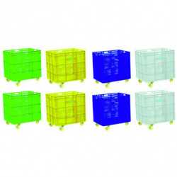 PACK 8 BANASTAS CON RUEDAS