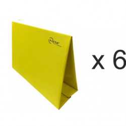 KIT 6 VALLAS PLIOMETRICO PLEGABLE 38 CM
