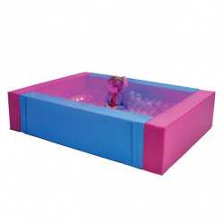 PISCINA DE BOLAS CON LUZ 200x200x45x20 cm