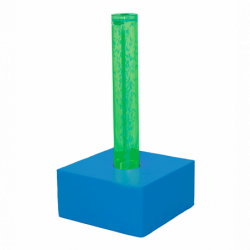 TUBO BURBUJAS SENSORIAL CON BLOQUE