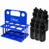 PACK 6 BOTELLAS + BOTELLERO AZUL