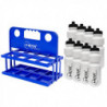 PACK 8 BOTELLAS + BOTELLERO AZUL