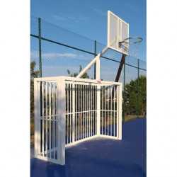 JGO PORTERIA SALA BASKET GALVANIZADO
