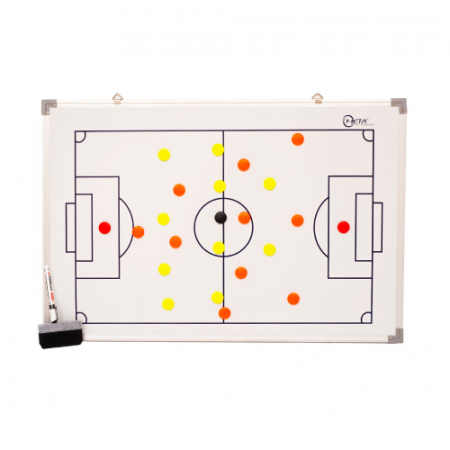 Pizarra magnética - Fútbol - 90 x 60 cm - Libros - Equipo de entrenamiento  - Área club