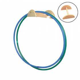 SOPORTE MADERA PARA AROS/CUERDA