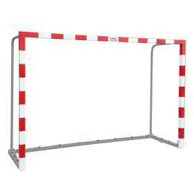 JGO PORTERIAS SALA BASE 80x40 ALUMNIO - ARQUILLOS Y BASE GALVANIZADOS