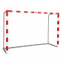 JGO PORTERIAS SALA BASE 80x40 ALUMNIO - ARQUILLOS Y BASE GALVANIZADOS