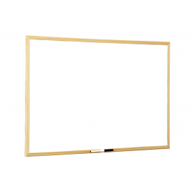PIZARRA BLANCA MARCO DE MADERA DE PINO 40 X 60