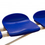 BANCO METALICO ASIENTOS PVC 5 plazas