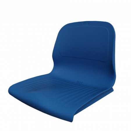 ASIENTO PVC CON RESPALDO SPARK M4 AZUL