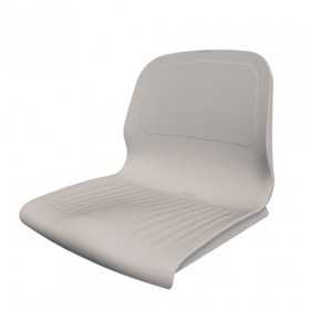 ASIENTO PVC CON RESPALDO BLANCO