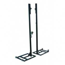 JUEGO POSTES  VOLEIBOL TRASLADABLES  METALICOS Ø 80 mm