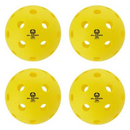 SET 4 PELOTAS PICKLEBALL INDOOR