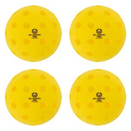 SET 4 PELOTAS PICKLEBALL OUTDOOR