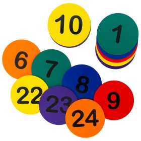 SET 24 DISCOS ENTRENAMIENTO NUMERADOS