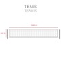 RED TENIS MALLA DOBLE COMPLETA