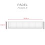 RED PADEL MALLA DOBLE COMPLETA