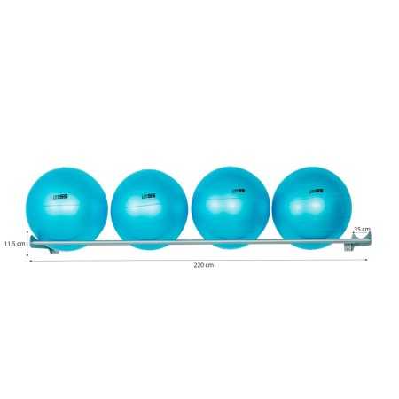 SOPORTE DE PARED PARA FITNESS BALL