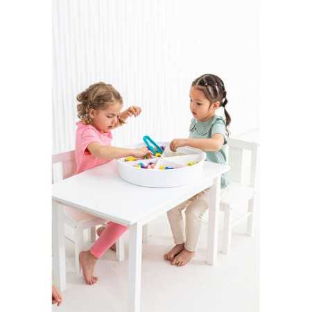 BANDEJA SENSORIAL PLYA BIN LED CON SOPORTE AJUSTABLE