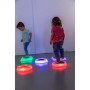 BASES CUADRADAS CON LIQUIDO E ILUMINACION LED - 6 UNIDADES