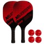JUEGO 2 PALAS PICKLEBALL + 4 PELOTA