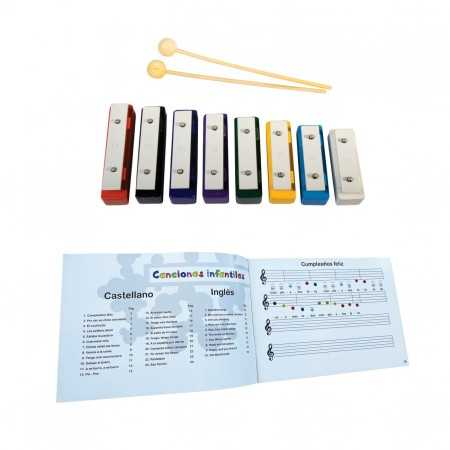 CARRILLON  8 NOTAS CON LIBRO Y CIRCULOS MAGNETICOS