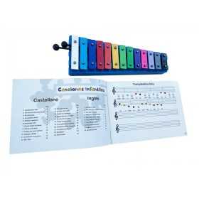 CARRILLON INFANTIL CON LIBRO DE PARTITURAS